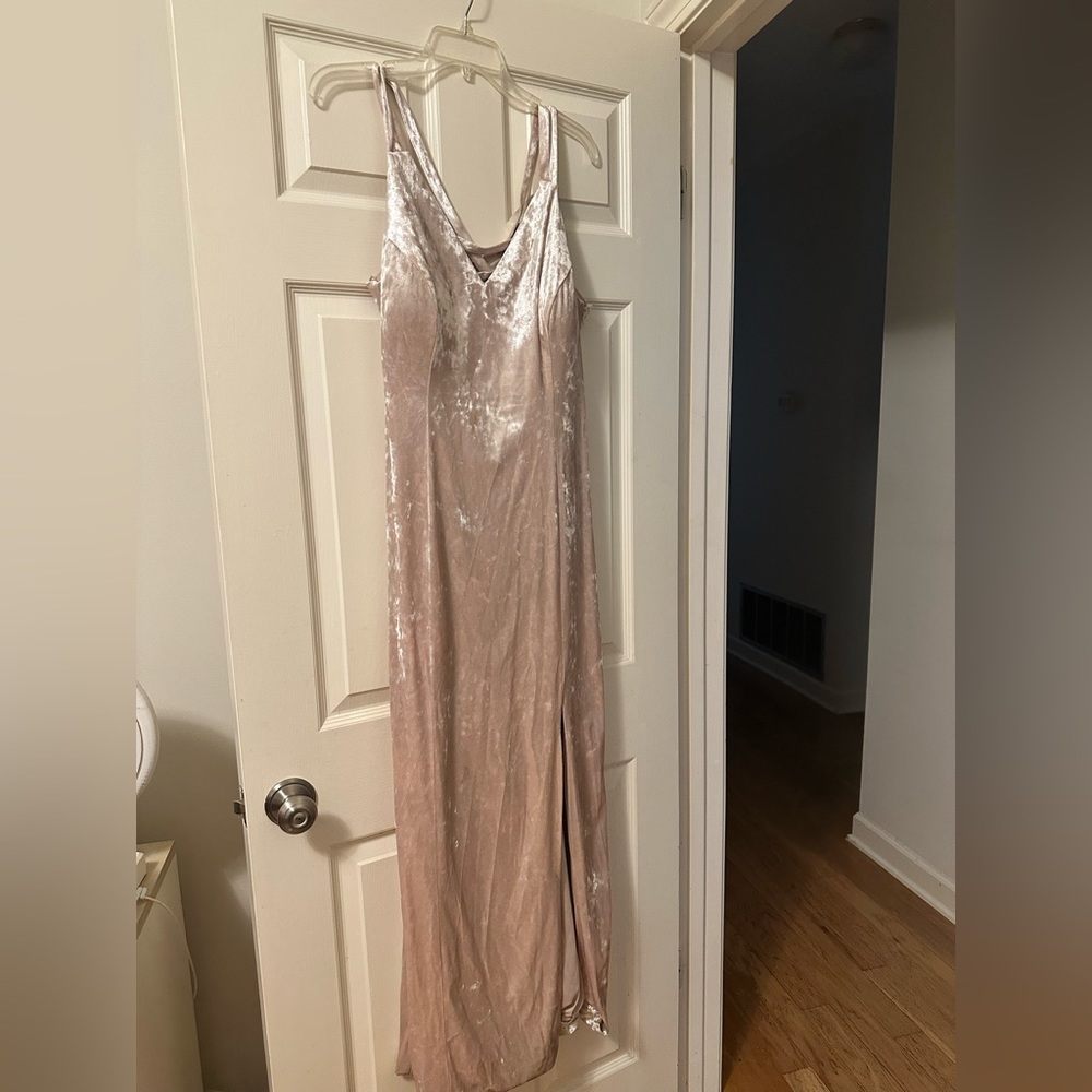 Nude Velvet Formal